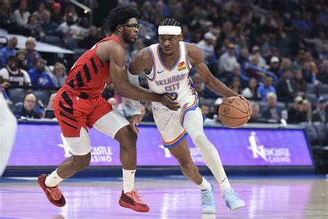 Thunder roll past Trail Blazers 139.